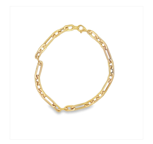 14k Fancy Link Bracelet