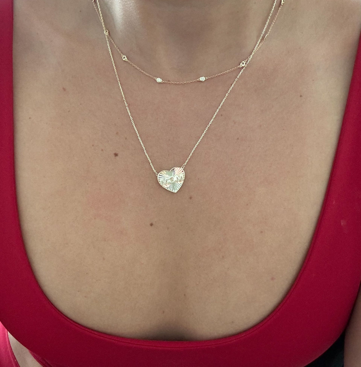 Mom Heart Necklace