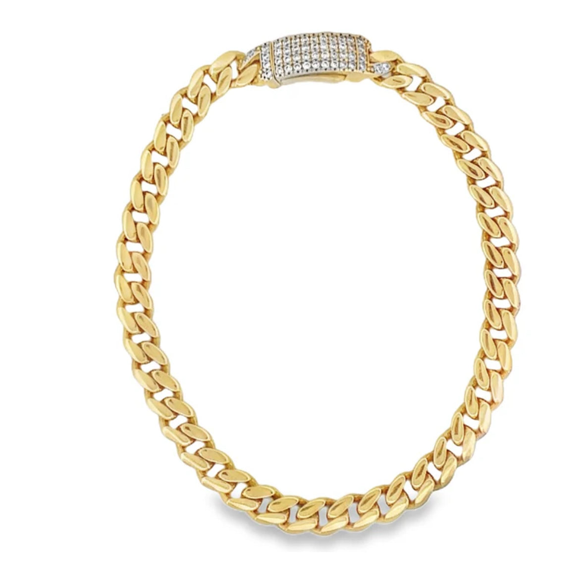 14K 5mm Monaco Bracelet