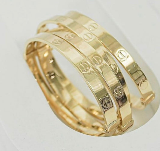 14kt cart bracelet hollow