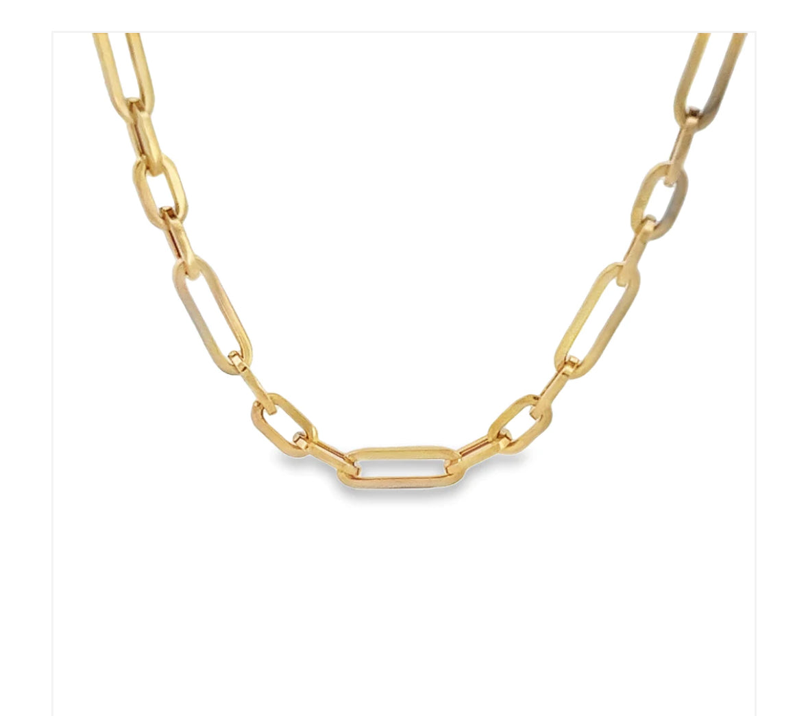 14k fancy Link Necklace