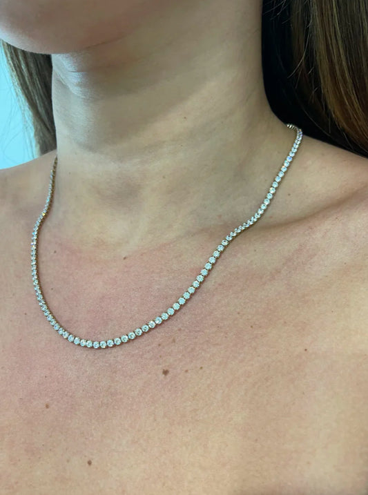 10k Tennis Necklace