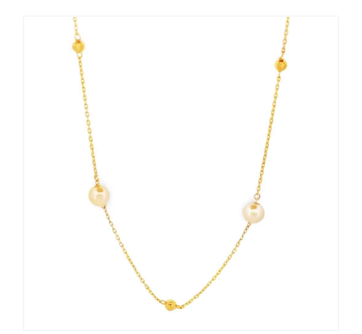 14K Perla Fine Necklace