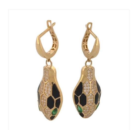 Fancy Serpent Aretes