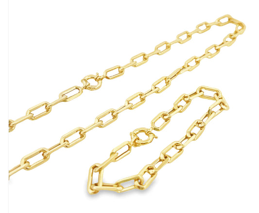 Chunky Chain Set 14K