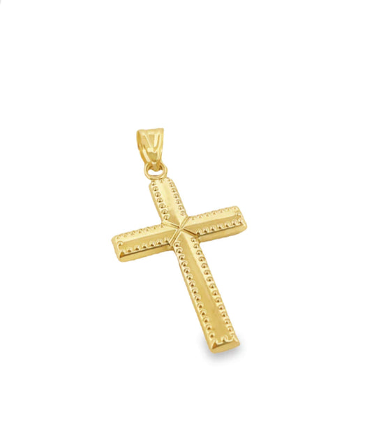 Cruz Cuadrada Pendant 14k