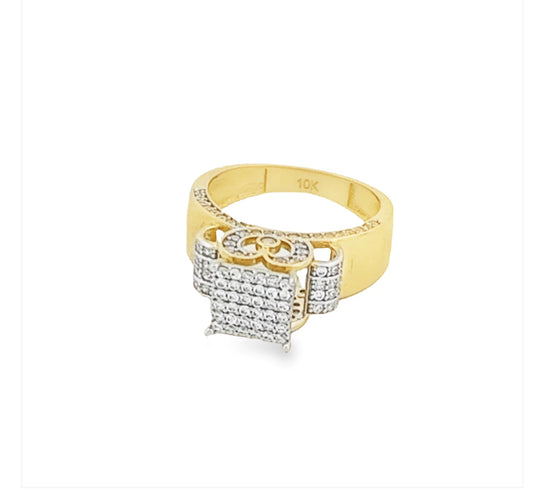 10k Classic Princesa Ring