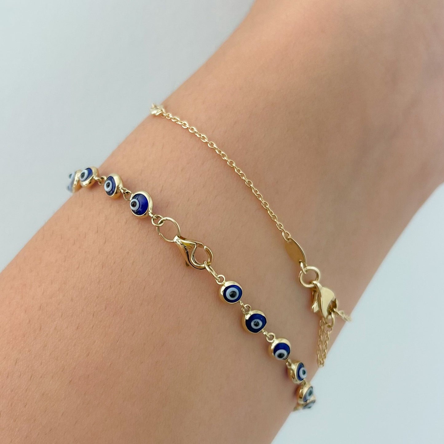 Dark Blue Eye Bracelet