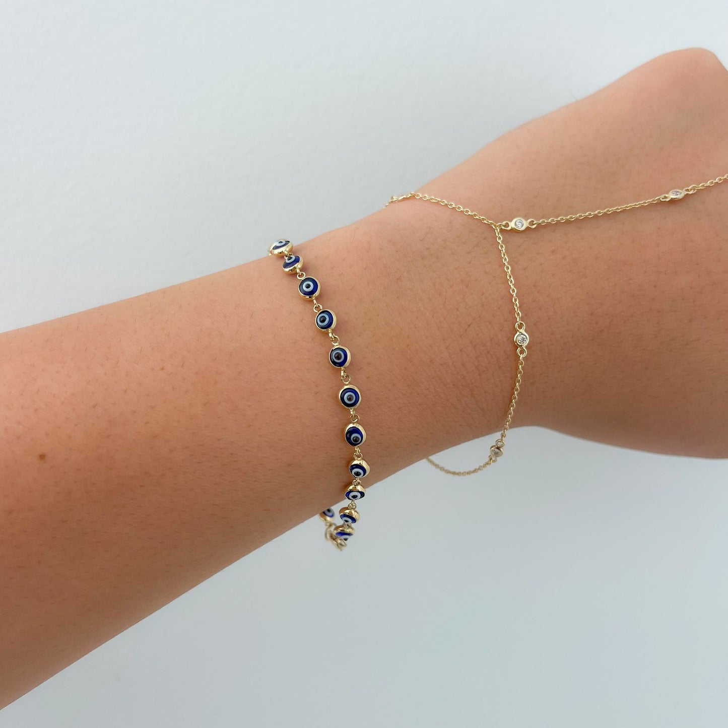 Dark Blue Eye Bracelet