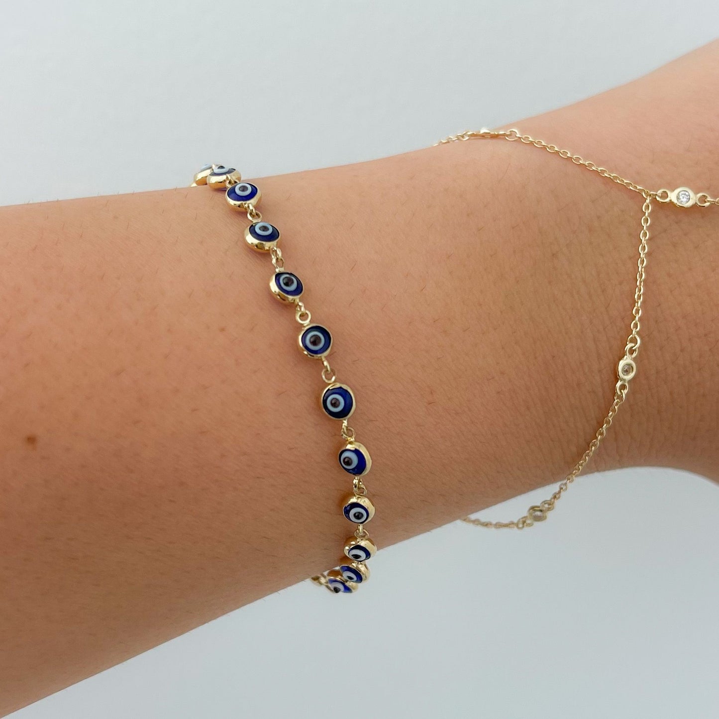 Dark Blue Eye Bracelet